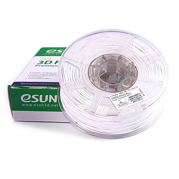 eSUN Cold White ABS+ Filament - 1.75mm (1kg)