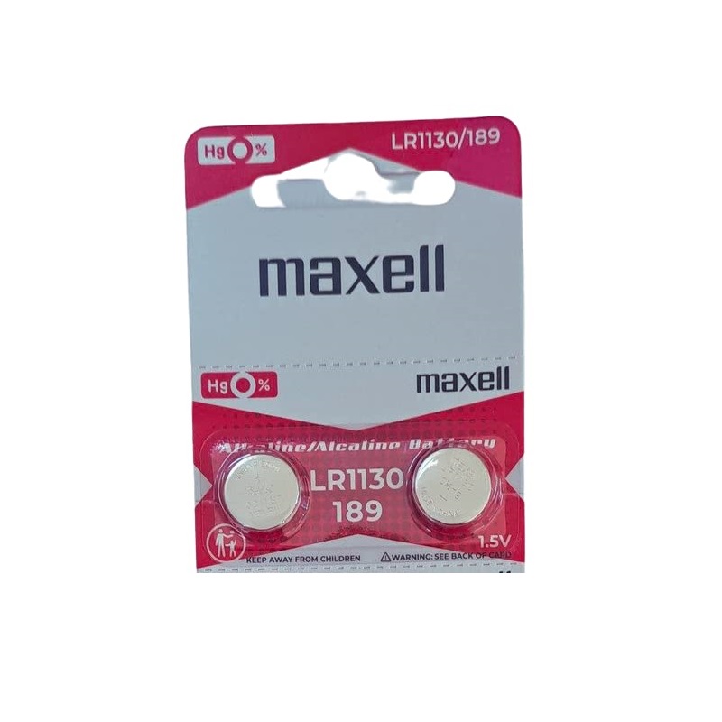 Maxell LR1130 Alkaline Battery 1.5V, 10 Pack