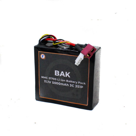 Bak Nmc 21700 11.1V 5000Mah 3C 3S1P Li-Ion Battery Pack (1)