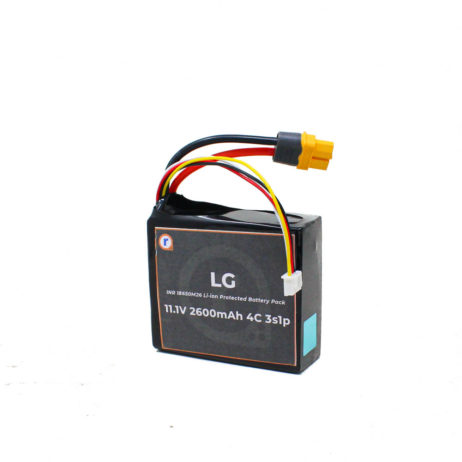 Lg Inr18650M26 11.1V 2600Mah 4C 3S1P Li-Ion Battery Pack