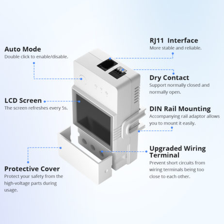 Sonoff Thr320D Elite Smart Temperature And Humidity Monitoring Switch