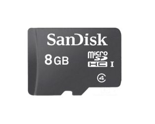 SanDisk Micro SD/SDHC 8GB Class 4 Memory Card