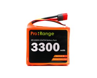 Pro-range IFR 22650 9.6V 3300mAh 3C 3s1p LiFePO4 Battery Pack