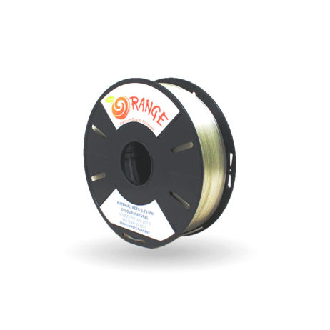 Orange Petg 1.75Mm 3D Printing Filament 1Kg-Natural