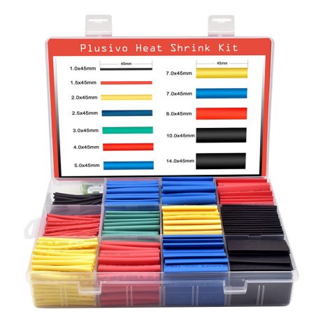 Plusivo Plusivo 12 Size 800 Pcs Heat Shrink Tube Kit 6