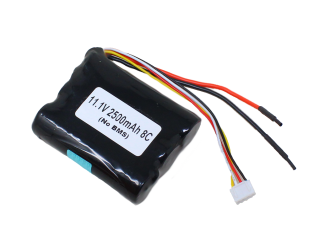 Orange ISR 18650 11.1V 2500mAh 8C 3S1P Li-Ion Battery Pack (No BMS)