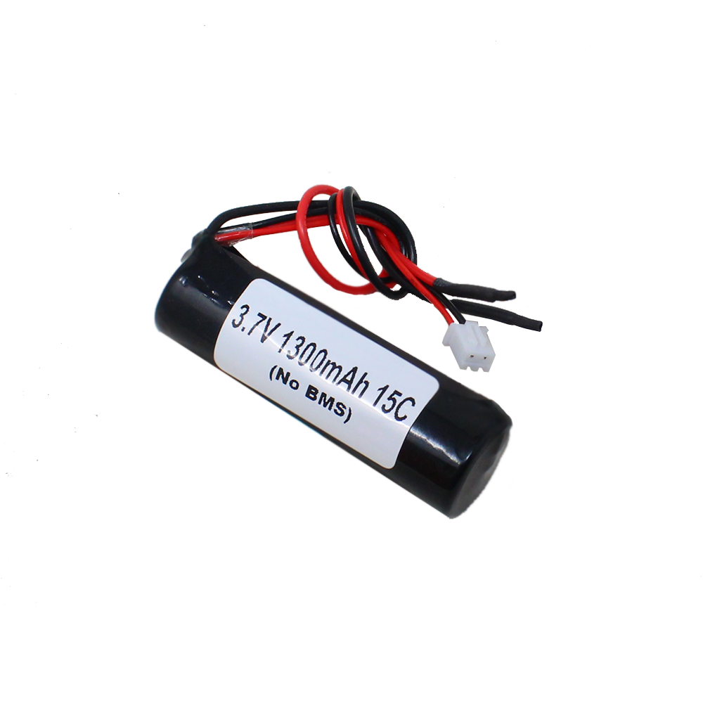 Orange ISR 18650 3.7V 1300mAh 15C 1S1P Li-Ion Battery Pack (No BMS) – Robu. in, Indian Online Store, RC Hobby