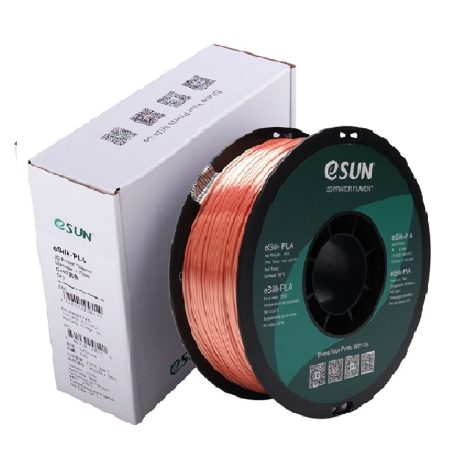 Esun Esilk-Pla (Metal Color ) 3D Printing Filament-Rose Gold