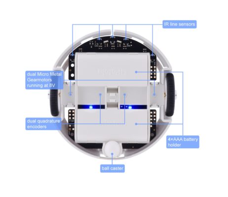 3Pi+ 32U4 Robot Kit With 30:1 Mp Motors (Standard Edition Kit)