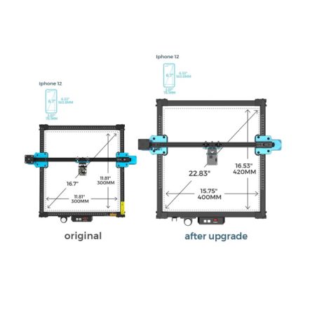 Two Trees Two Trees Extension Kit 420X400Mm For Laser Engraver Cutter Tts 55 Tts25 Tts10 1