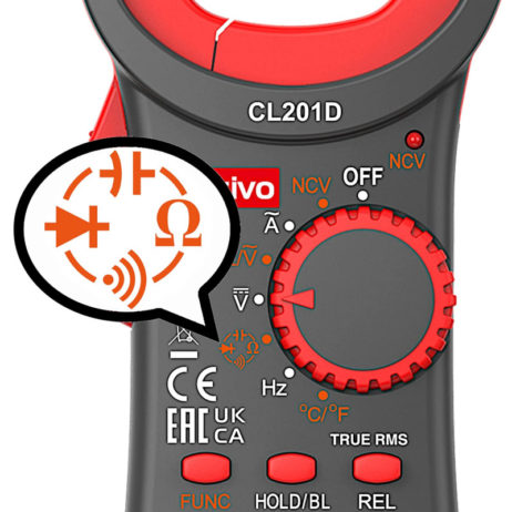 Plusivo Plusivo Cl201 D Digital Clamp Meter T Rms 3999 Counts 3