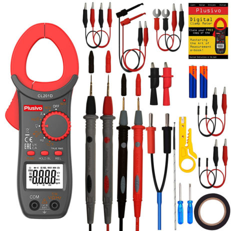 Plusivo Plusivo Cl201 D Digital Clamp Meter T Rms 3999 Counts