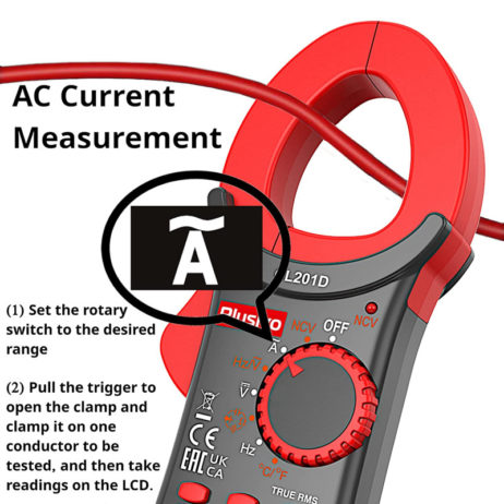 Plusivo Plusivo Cl201 D Digital Clamp Meter T Rms 3999 Counts 5