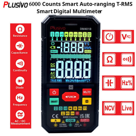 Plusivo Plusivo Digital Multimeter Dm401B 5