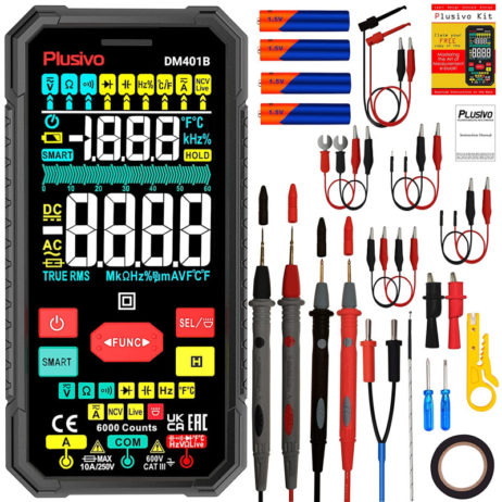 Plusivo Plusivo Digital Multimeter Dm401B 6