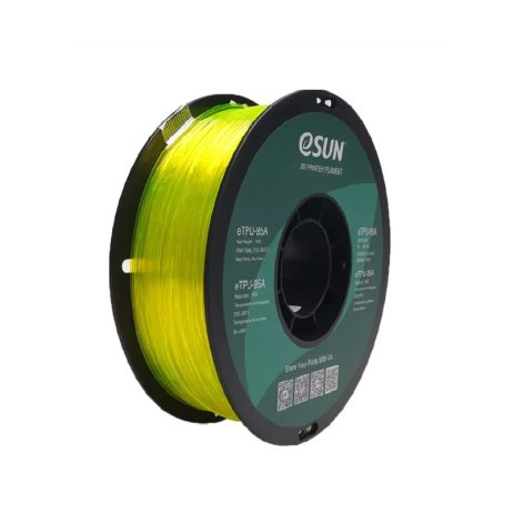 Esun Etpu-95A 3D Printing Filament-Transparent Yellow