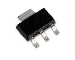 LD1117S50TR STMICROELECTRONICS Fixed LDO Voltage Regulator, 6.5V to 15V, 1.1V Dropout, 5Vout, 800mAout, SOT-223-3