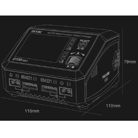 Skyrc D100 Neo Dual 2X100W Ac/Dc Charger