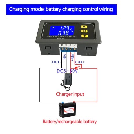 Generic Xy Cd60 Solar Battery Charger Controller Module Dc6 60V Charging Discharge Control Low Voltage Current Protection Board 2