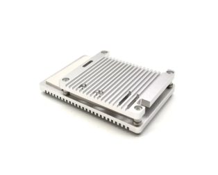 EDATEC Pi5 Passive Cooling Open CNC Case,silver