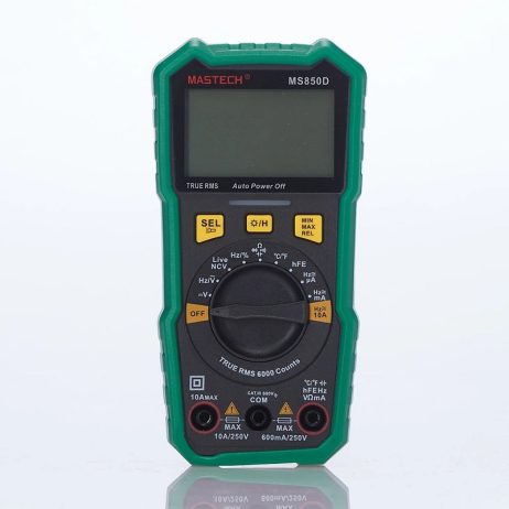 Mastech Mastech Multimeter Ms850D Pengukur Suhu Tegangan Ac Dc Digital 2000 Hitungan Pengukuran Jarak Otomatis