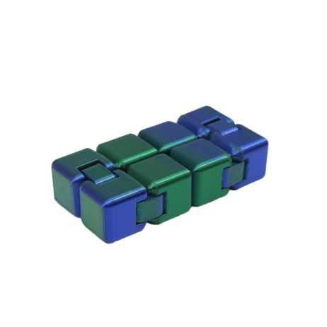 Infinity Cube Fidget Toy For Stress Relief Magic Green 1 Pcs