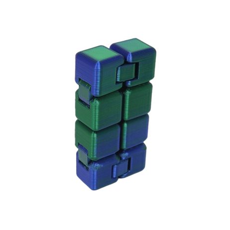 Infinity Cube Fidget Toy For Stress Relief Magic Green 1 Pcs