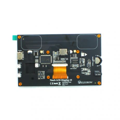 Elecrow Rc070S 7 Inch 1024*600 Ips Capacitive Touch Monitor Raspberry Pi Boards