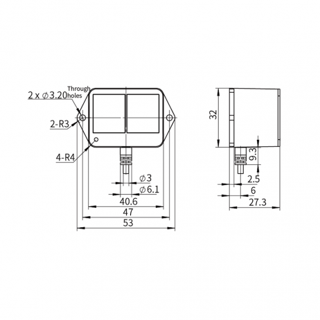 Tof Ranging Sensor Hps-166C-L