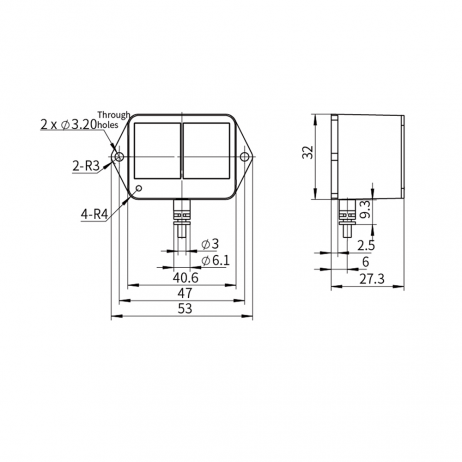 Tof Ranging Sensor Hps-167S