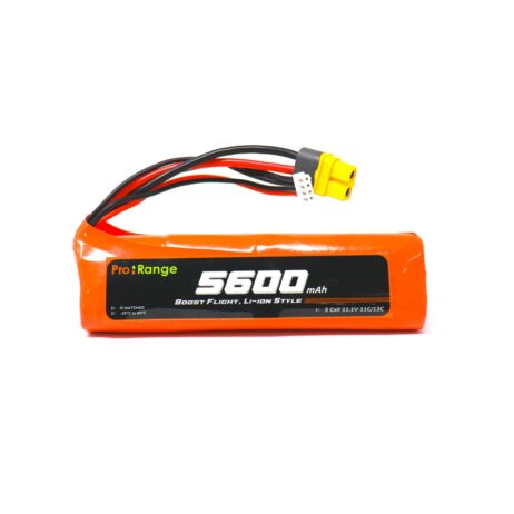 Pro-Range Inr 18650 P28A 11.1V 5600Mah 3S2P 60A/70A Discharge Li-Ion Drone Battery Pack (Triangle)