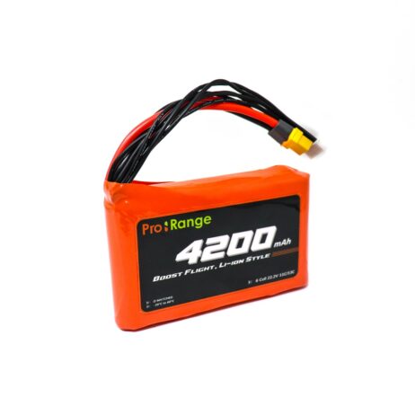 Pro-Range Inr 21700 P42A 22.2V 4200Mah 6S1P 40A/50A Discharge Li-Ion Drone Battery Pack