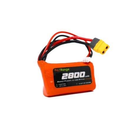 Pro-Range Inr 18650 P28A 7.4V 2800Mah 2S1P 30A/35A Discharge Li-Ion Drone Battery Pack