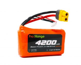 Pro-Range INR 21700 P42A 7.4V 4200mAh 2S1P 40A/50A Discharge Li-ion Drone Battery Pack