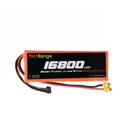 Pro-Range Inr 21700 P42A 44.4V 16800Mah 12S4P 150A/190A Discharge Li-Ion Eft Drone Battery Pack