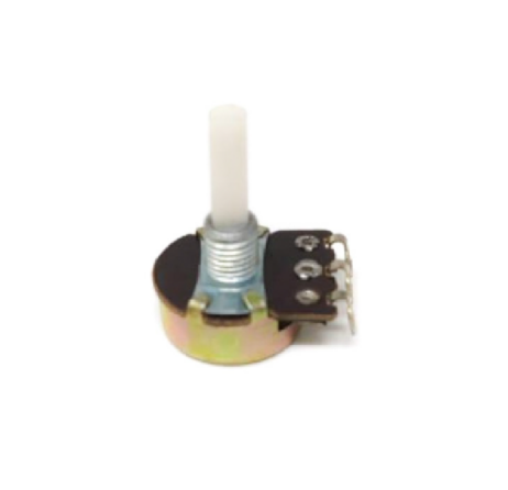 1K Ohm 3Pin 15Mm Shaft Potentiometer- Plastic Nob(Pack Of 3)