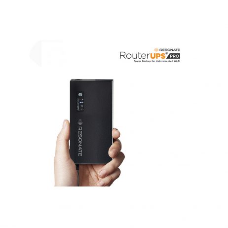 Resonate Routerups Pro Cru12V3A - 12V/3A Power Backup For Advanced Wifi Router, Gaming, Ont, Fttx, Stb, Intercom, Iot Devices