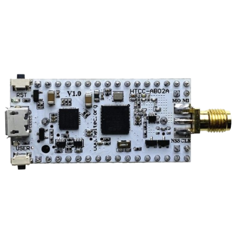 Heltec Automation Arduino Compatible Ab02A Development Board Lora Wireless Sensor Asr6502 Lorawan Battery Compartment With Rich Interfaces (433Mhz)