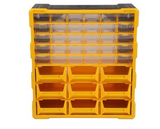 Alkon Component Organiser - Aco9B30D With 9 Bins And 30 Drawers,Yellow